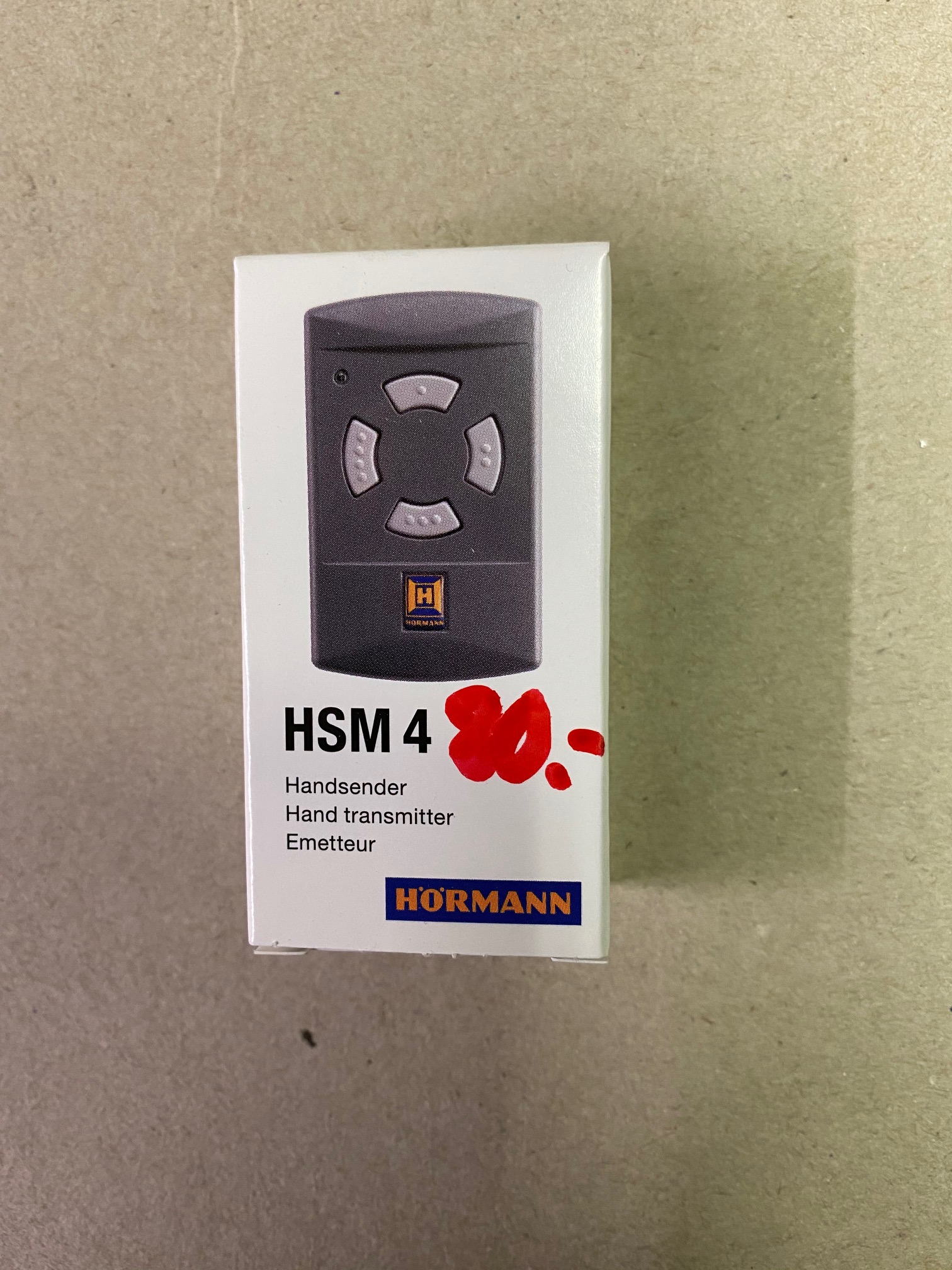 Hörmann HSM 4 40 MHz 4-Kanal Handsender
